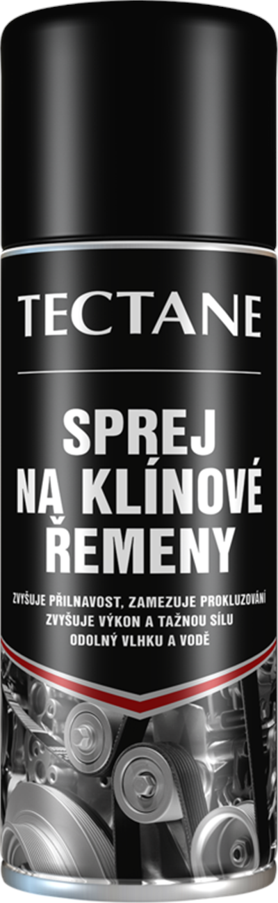 Sprej na klínové řemeny