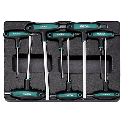 HONITON Sada IMBUS klíčů na T-rukojeti 8 dílů | plastové plato C