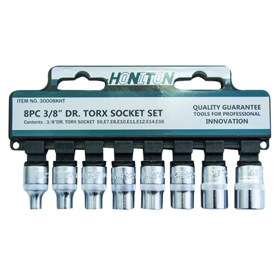 HONITON Sada hlavic TRX 3/8” 8 dílů