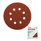 STAVTOOL KL04080 STAVTOOL Brusný výsek na suchý zip, typ BOSCH | 125 mm zr. 80, 1bal/6ks