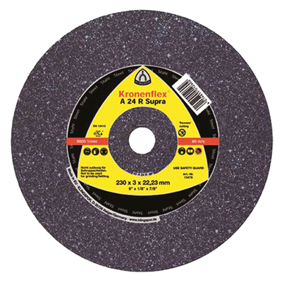 KLINGSPOR Kotouč brusný na ocel A24R | 125x6x22,2 mm