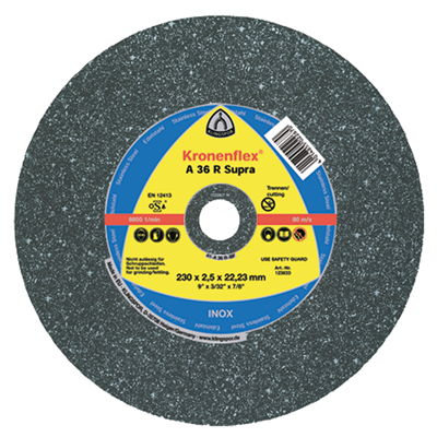 KLINGSPOR Kotouč řezný na nerez/ocel A 36 Supra | 115x2x22,2 mm