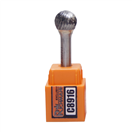 RICHMANN PC8914 RICHMANN Kolíková fréza do kovu, stopka 6 mm | koule 8x7 mm