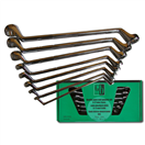 GK TOOLS P16831 GK TOOLS Sada očkových klíčů vyhnutých chrom | 6-22 mm, 8 dílů, plastový držák