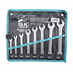 GK TOOLS Sada plochých klíčů, matné | 6-22 mm, 8 dílů, texti