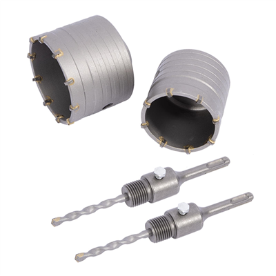 STAVTOOL Vykružovací korunka + trn do zdiva SDS PLUS | 65, 80 mm