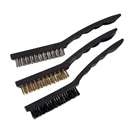 P11846 Sada ocelových kartáčů 3 díly, plast | 220 mm