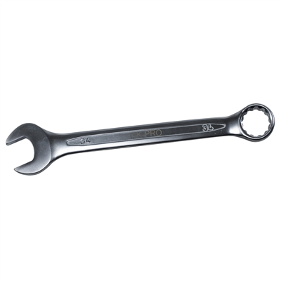 GK TOOLS Klíč očkoplochý vyhnutý matný | 15 mm