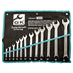 GK TOOLS Sada očkoplochých klíčů, matné 12 dílů | 6-32 mm, t