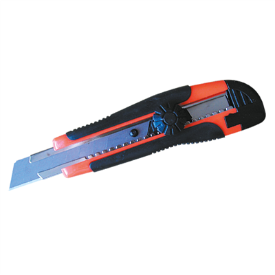 STAVTOOL Nůž ulamovací pogumovaný, šroubová aretace | C60, 18 mm