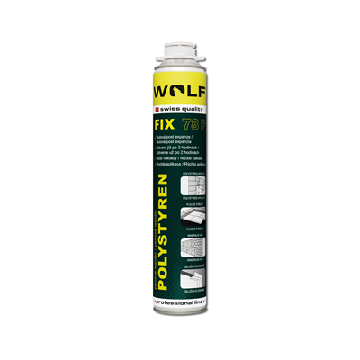 WOLF Pistolové PU lepidlo na polystyren 78P | 750 ml