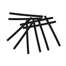 XTline XT10806 XTLINE Lepicí tavné tyčinky černé | 11x100 mm (1bal/12ks)