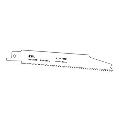 XTLINE Pilové plátky mečové Bimetal | 152x19x0,9 mm, 8-14 Tpi (1bal/5ks)
