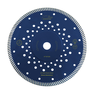 XTLINE Kotouč diamantový řezný TURBO Fast Cut | 115x2.0x10x22,2 mm