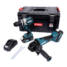 XTline XT102630 XTLINE Sada aku nářadí bezuhlíkové 18 V, 6 dílů