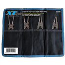 XTline X0150 XTLINE Sada segrových kleští 4 díly | 180 mm, texitlní obal