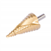 XTLINE Vrták stupňovitý HSS TiN | 4-32 mm krok 2 mm (TRI)