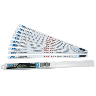 XTLINE Ruční pilový list HSS-Co Bi-hardness | 300 mm, 24 Tpi (1bal/10ks)