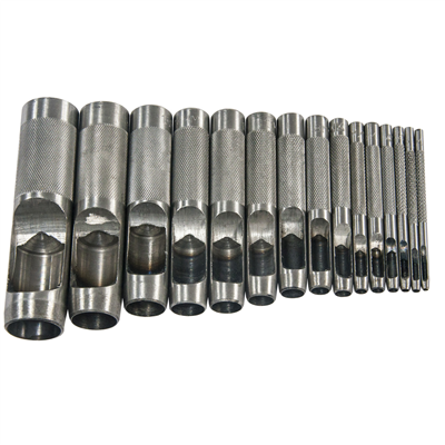 XTLINE Sada děrovačů 15 dílů | 2-22 mm, PVC obal