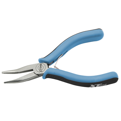 XTLINE Kleště zahnuté softgrip | 125 mm