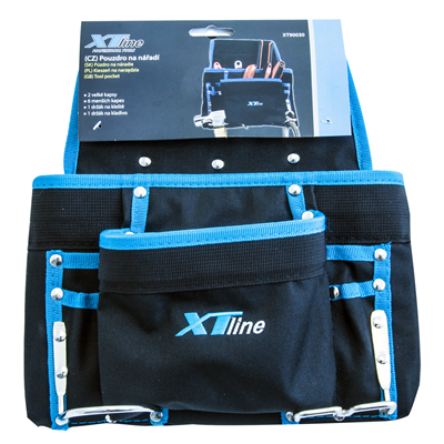 XTLINE Pouzdro na nářadí 6 kapes + 2 držáky | 300x250 mm