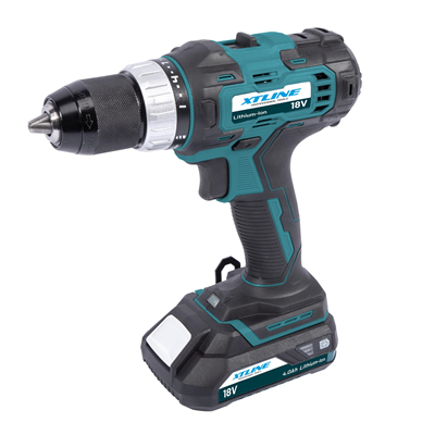 XTLINE Aku vrtačka 18 V, 40 Nm + 2 baterie 2.0 Ah + nabíječka 2.4 A