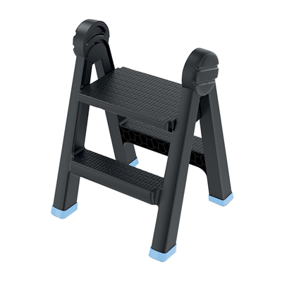 PROSPERPLAST Schůdky černé TITAN LADDER | 470x435x630 mm