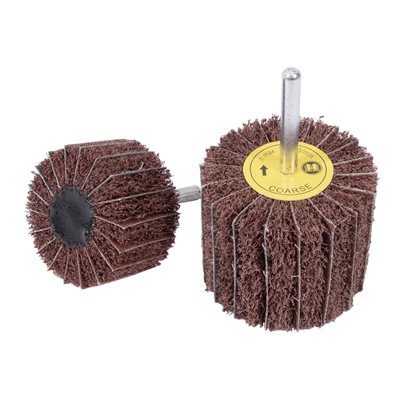 ABRASIVES Kotouč brusný vliesový lamelový na stopce | 40x20x6 mm, zr. 80, coarse