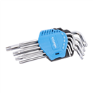 XTline XT0813 XTLINE Sada TRX klíčů s otvorem 9 dílů | T10-T50