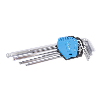 XTLINE Sada prodloužených IMBUS klíčů s kuličkou | 1.5-10 mm, 9 dílů