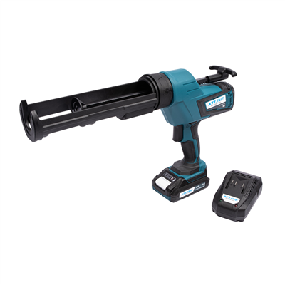 XTLINE Aku vytlačovací pistole 310 ml, 18 V + baterie 2.0 Ah + nabíječka 2.4 A