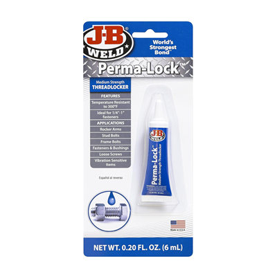 J-B WELD Zajisťovač závitů středně pevnostní PermaLock | 6 ml