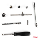 Amio 03136 Sada nástrčných nářadí v kufříku 46ks