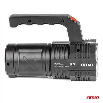 LED pracovní baterka 4LED + COB 1200mAh - 03273