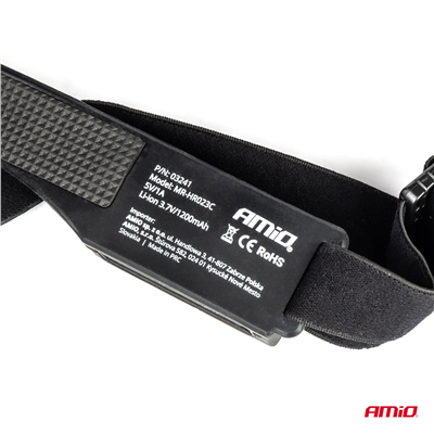 Čelovka LED LH05 s pohybovým senzorem AMIO-03241