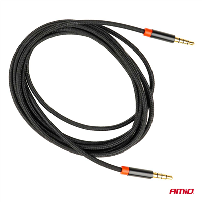AUX kabel jack-jack 3,5mm 200cm AMiO-03270