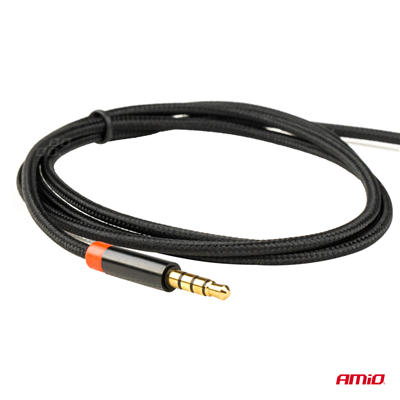 AUX kabel jack-jack 3,5mm 200cm AMiO-03270