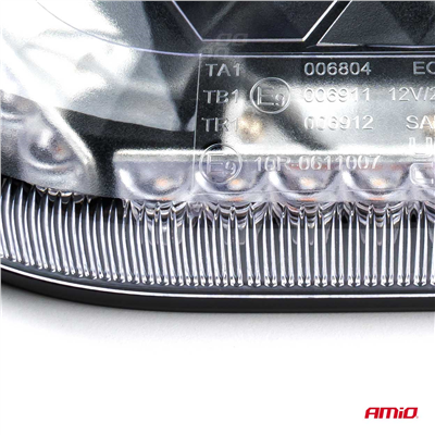 Mini světelná lišta LED WLB78 magnetický 293x171mm R65 R10 48LED 12/24V IP56