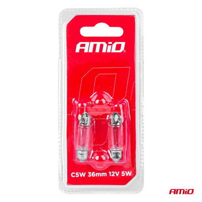 Halogenové žárovky C5W Festoon SV 8,5-8 36mm 12V 2ks blister