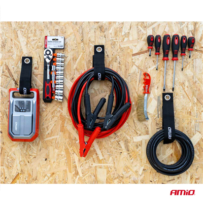 Držák do garáže na suchý zip AMiO-03284