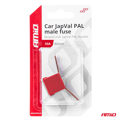 Pojistka JAPVAL PAL samec 62mm 50A AMIO-03429