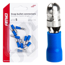 Amio 03074 Elektrický konektor – válcový kolík 5mm 1.5-.25mm2 15A 10 ks