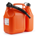 Kanystr na benzín dvoukomorový plastový 6L + 2,5L AMiO-03208