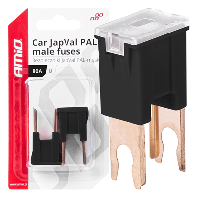 Pojistka JAPVAL PAL samec U 80A AMIO-03410