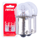 Amio 03350 Halogenové žárovky R10W BA15s 12V 2ks blister