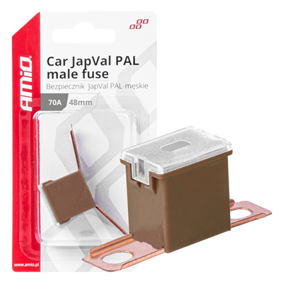 Pojistka JAPVAL PAL samec 48mm 70A AMIO-03422
