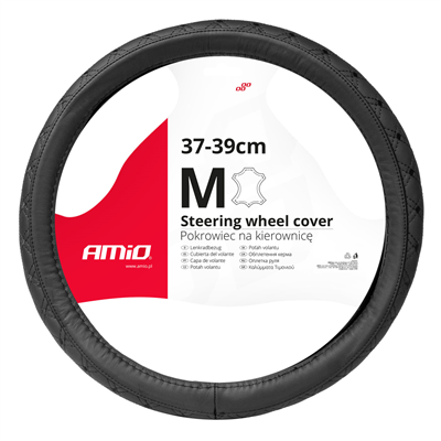 Potah volantu Leather Series SWC-51-M (37-39cm)