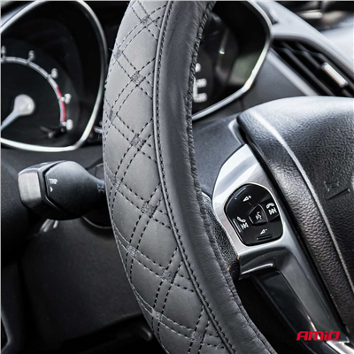 Potah volantu Leather Series SWC-51-M (37-39cm)