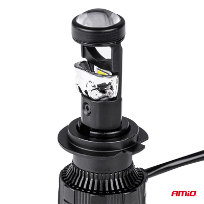 LED žárovky hlavního svícení PL Lens Série H7 AMiO-03668