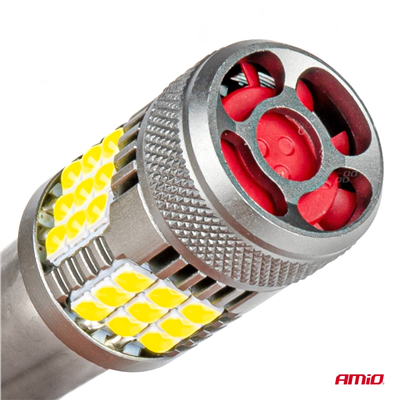 LED BUBLS CANBUS PRO series 1156 BA15S P21W R10W R5W 36x3030 SMD FAN White 12V/24V AMIO-03722